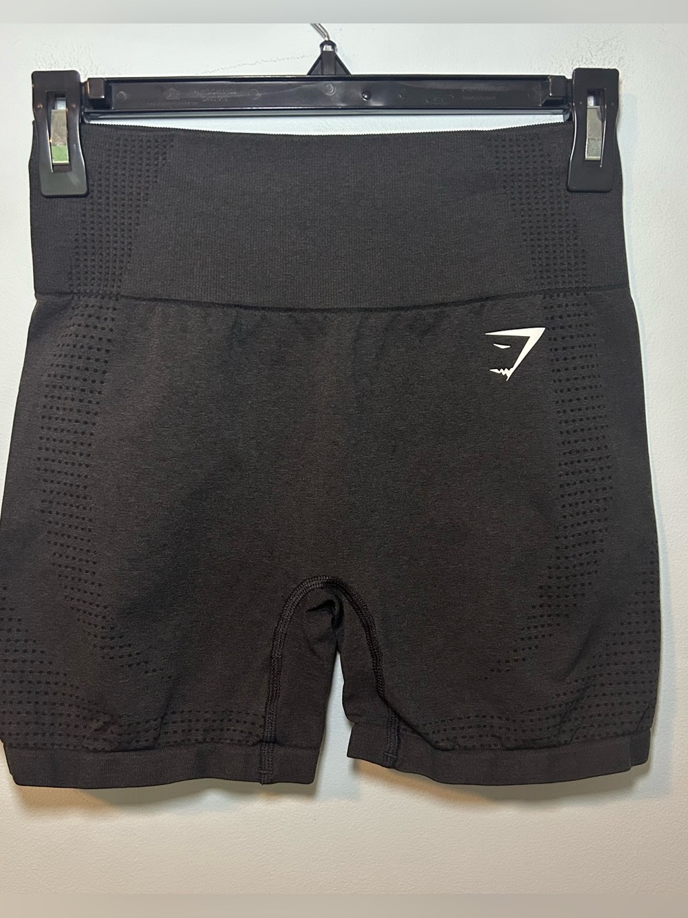 Gymshark Black Seamless 2.0 Compression Biker Shorts Size Small
